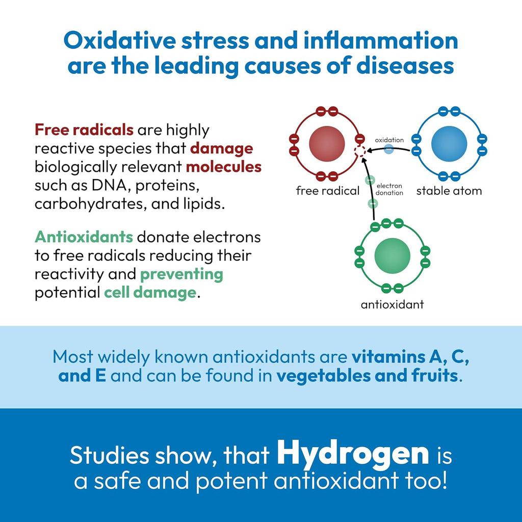 Hydroh Original Hydrogen Water Bottle 15oz, Portable Hydrogen Water Bottle 2024, Advanced Hydrogen Rich Water Maker with SPE/PEM for Home Office Fitness Travel Drinking